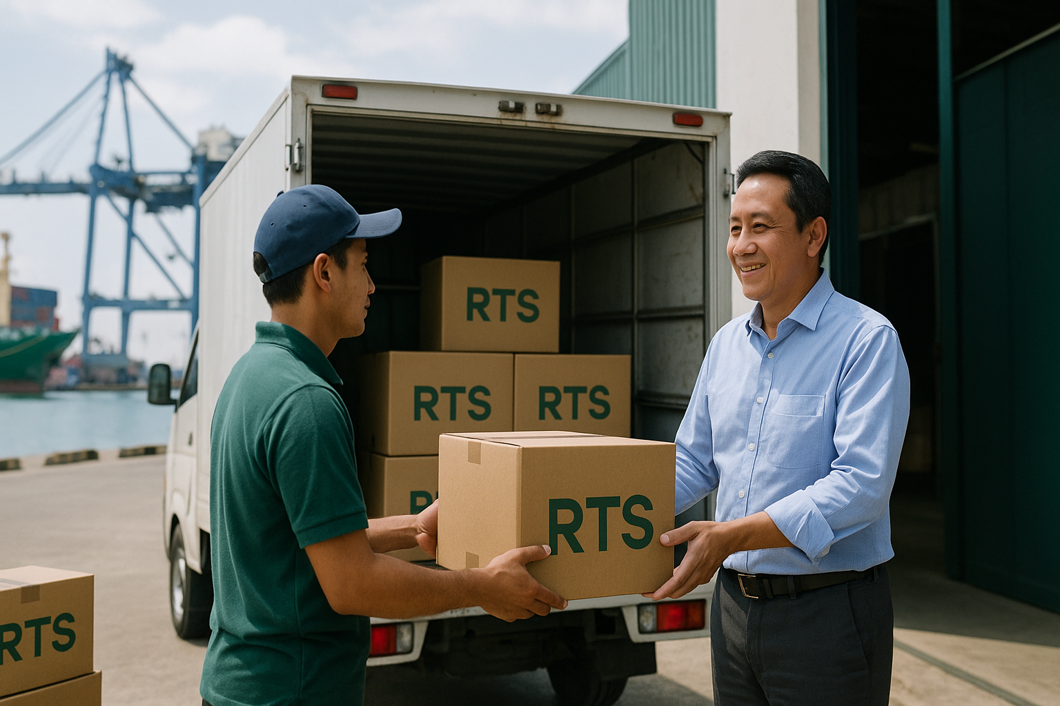 RTS impor dari China door-to-door
