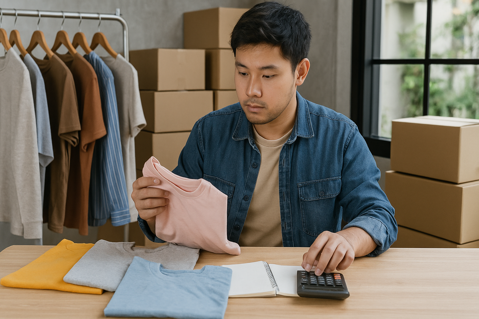 simulasi keuntungan impor produk fashion dari China