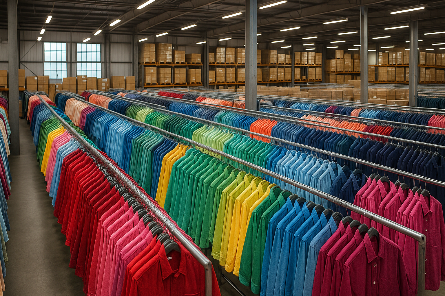 impor barang fashion warna dan ukuran