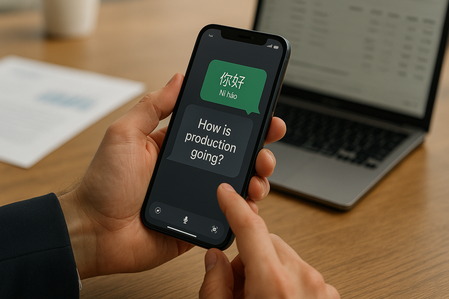 aplikasi penerjemah untuk chat supplier China