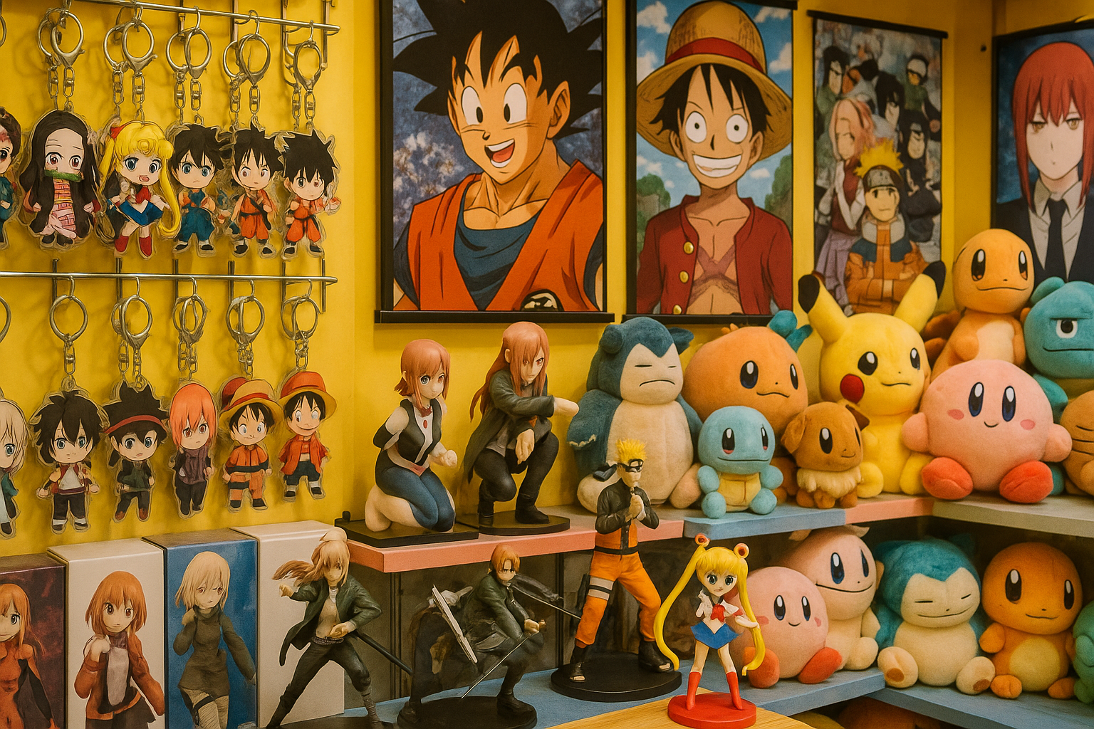 barang impor bertema anime & pop culture