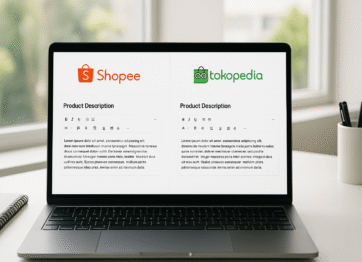 Laptop Showing Products