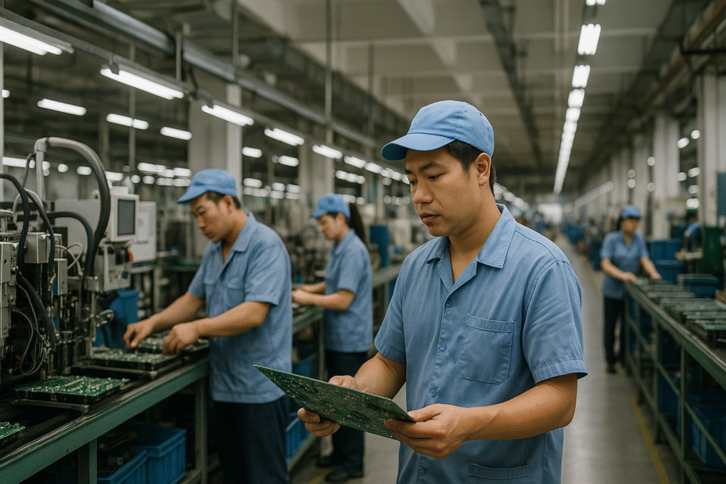 factory production line