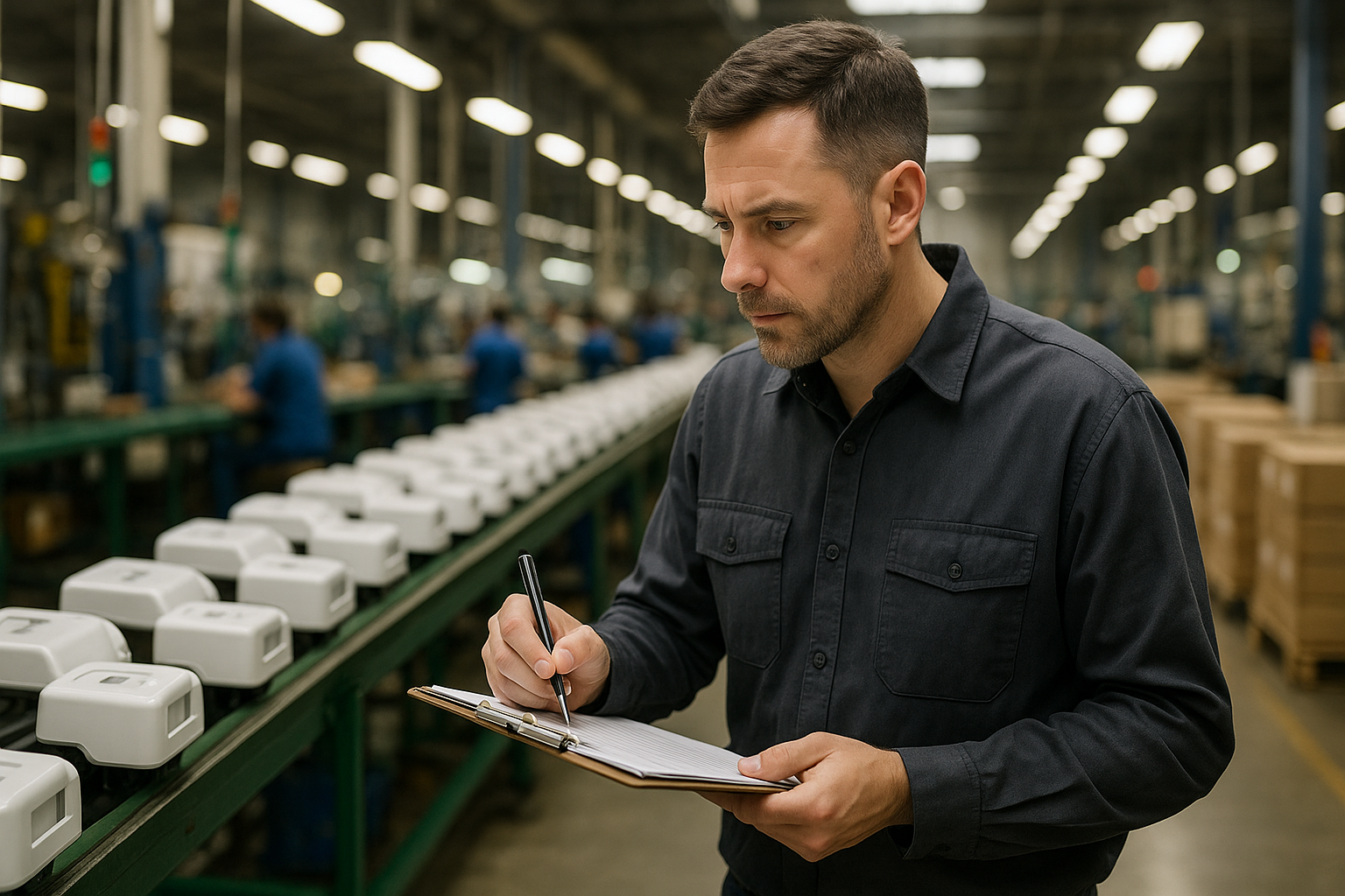 checklist QC mass production untuk importir