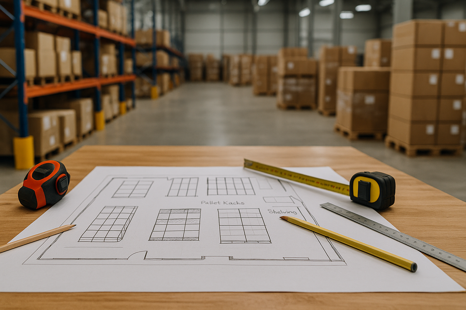 ukuran gudang untuk importir menengah