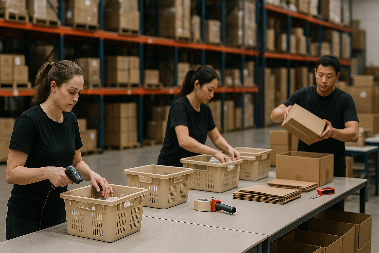 sistem picking & packing untuk pesanan besar