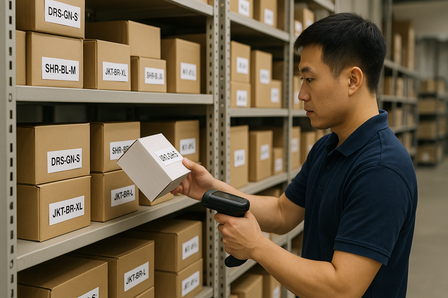 sistem SKU untuk importir multivariasi