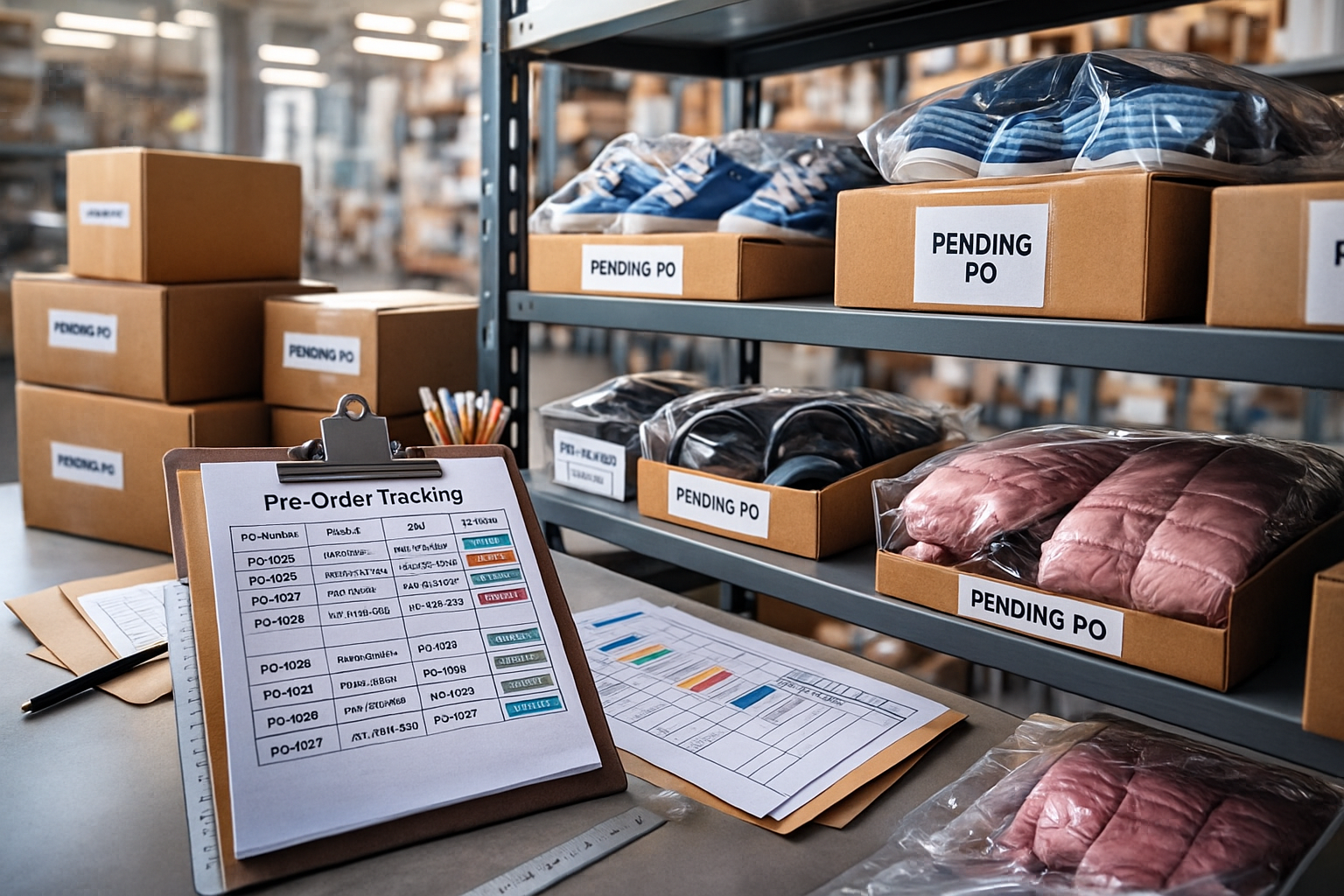 mengatur barang pre-order agar tidak chaos