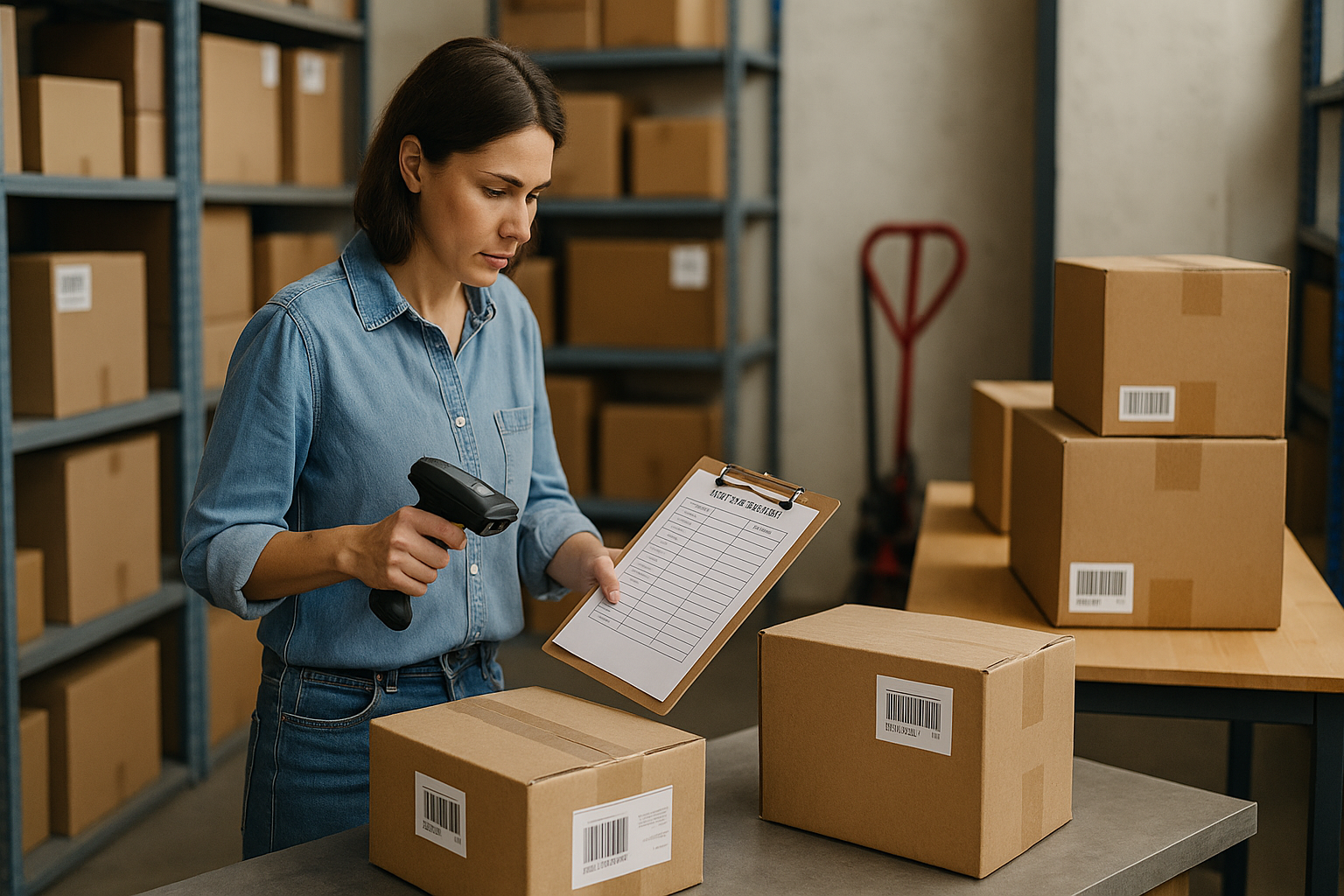 checklist penerimaan barang di gudang UMKM