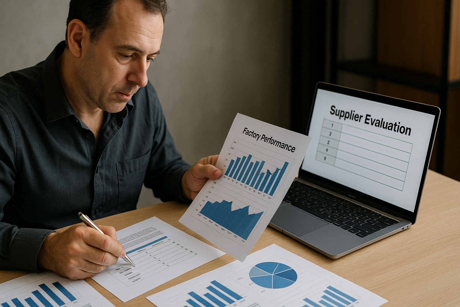 sistem evaluasi supplier setiap akhir bulan