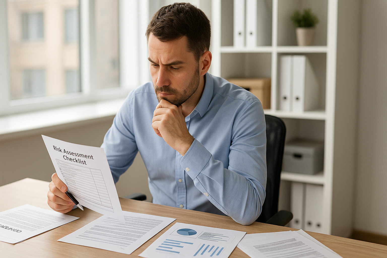 menilai tingkat risiko supplier baru