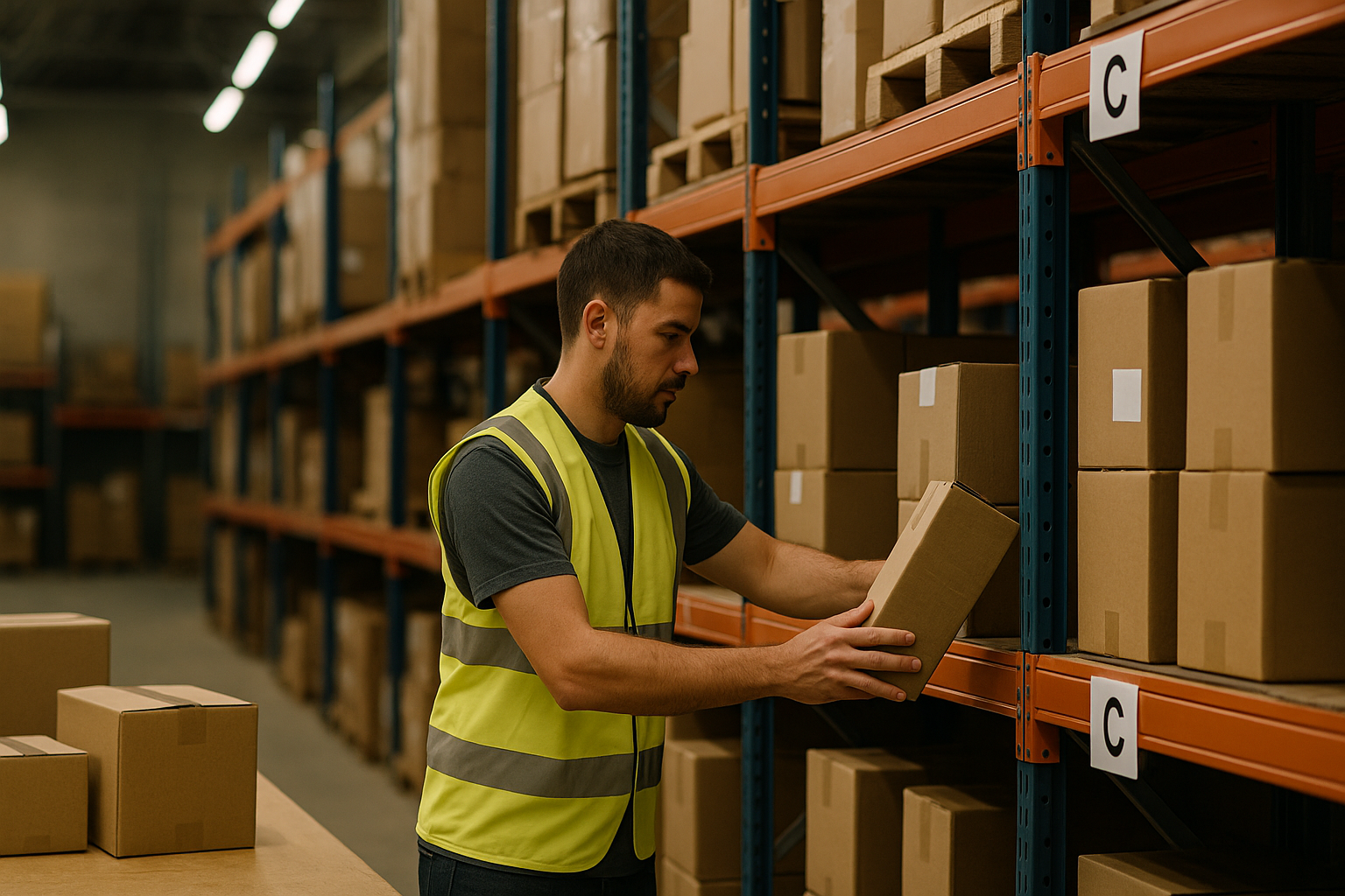 warehouse flow untuk barang impor