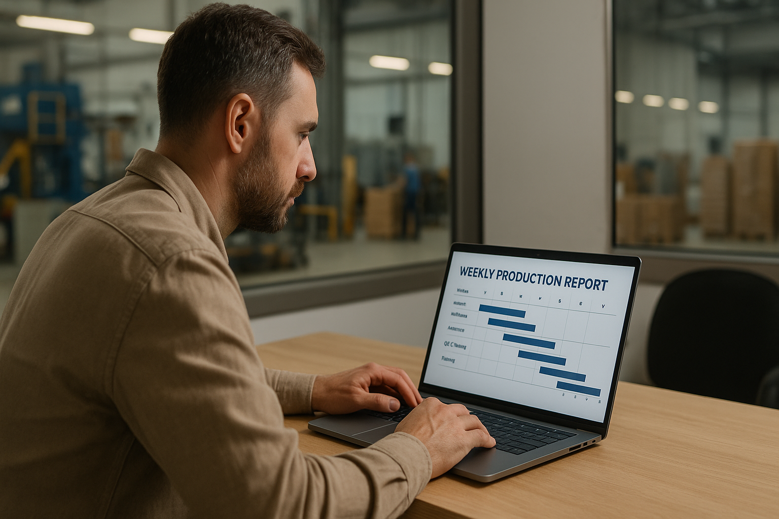 laporan produksi mingguan supplier untuk UMKM