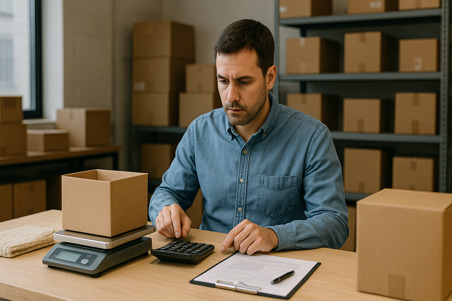 berat ideal produk untuk skala pengiriman