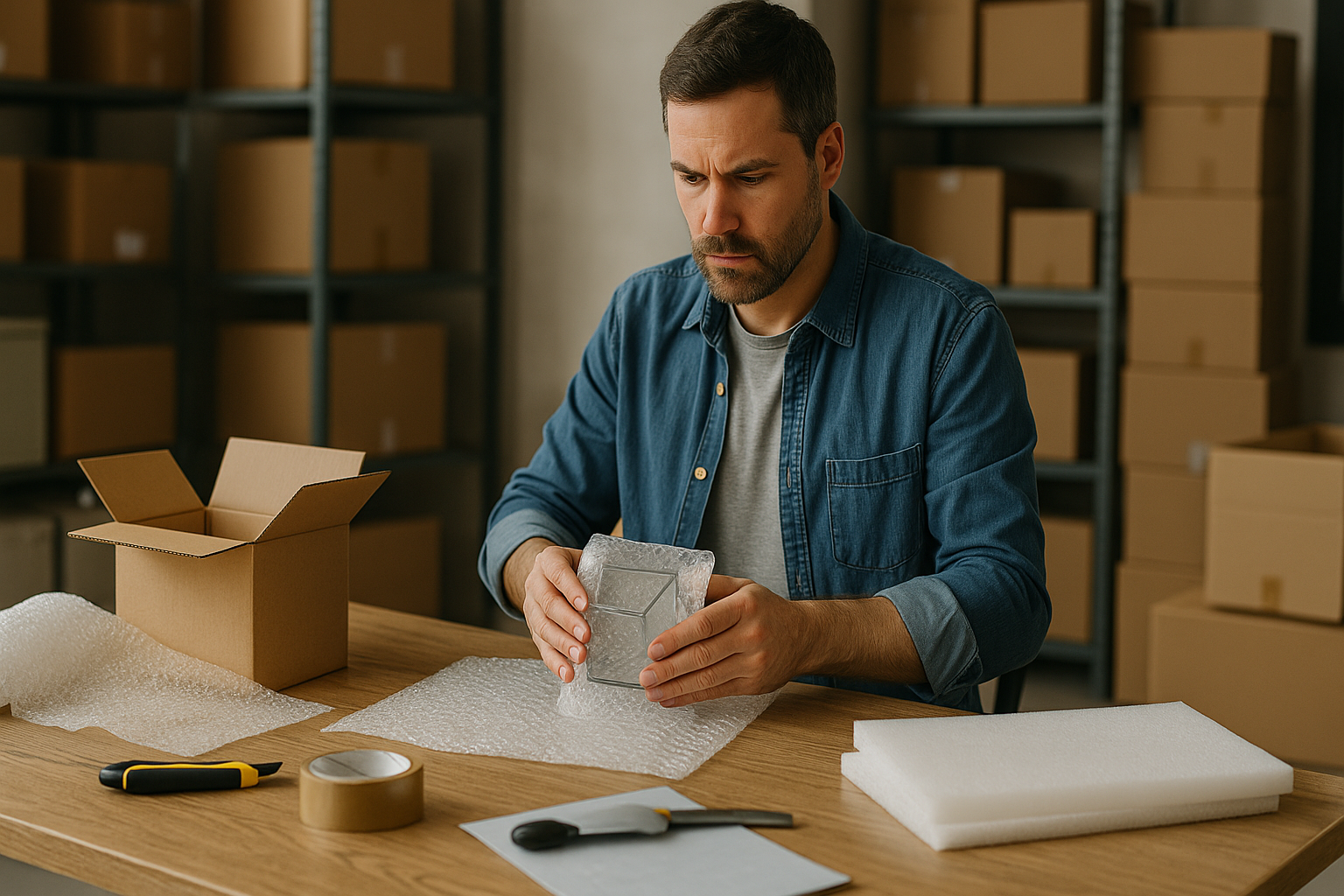 menghitung risiko produk pecah