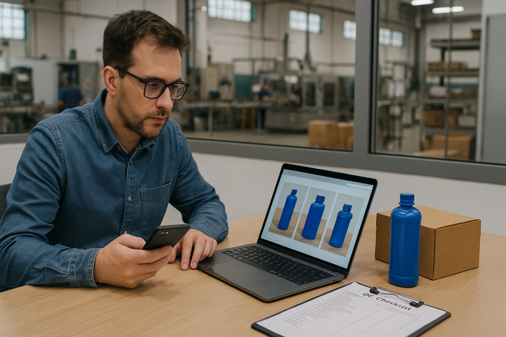 Pelajari cara menggunakan foto produksi untuk validasi kualitas tanpa QC luar agar UMKM tetap aman saat impor dengan budget terbatas.