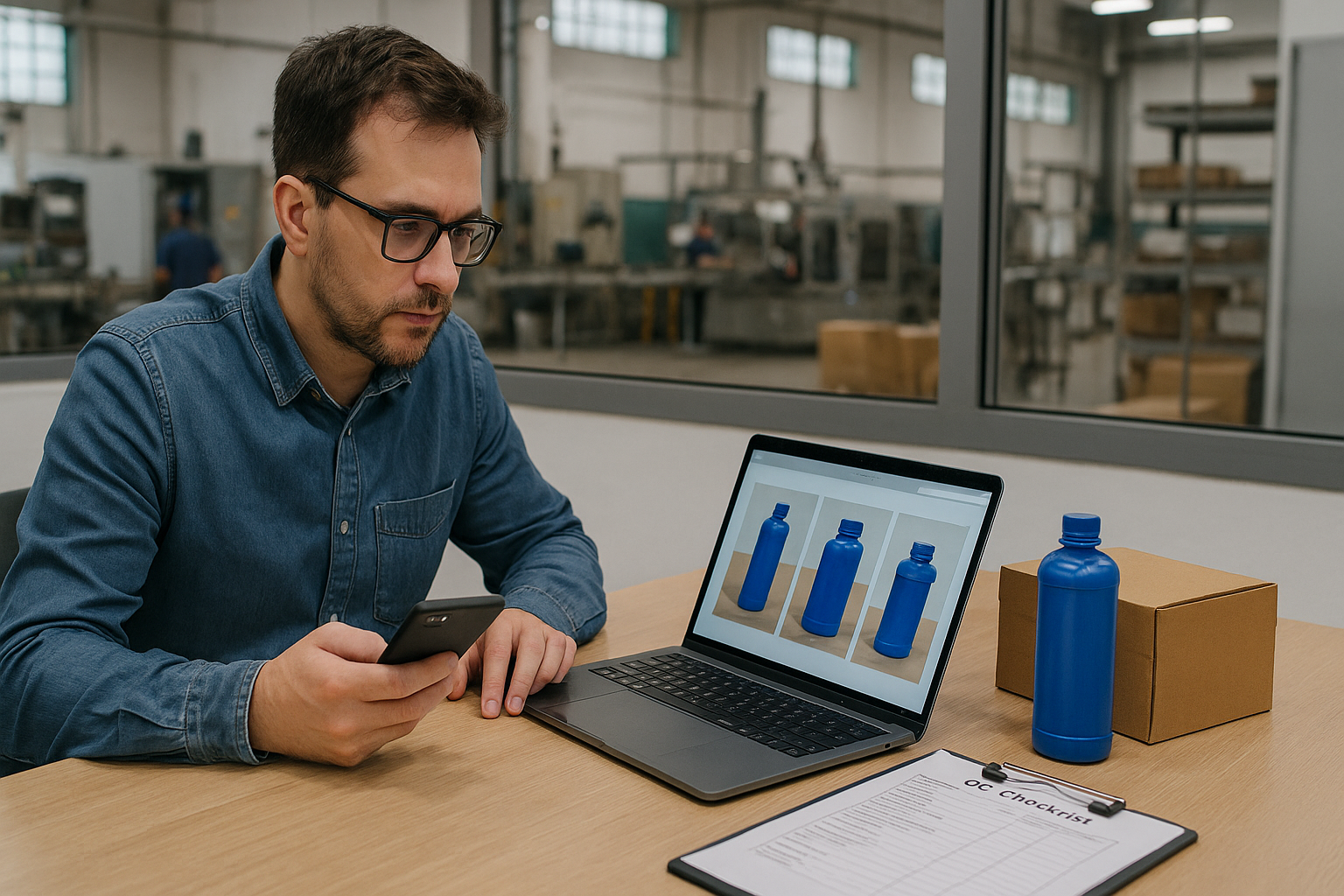 foto produksi untuk validasi kualitas tanpa QC luar