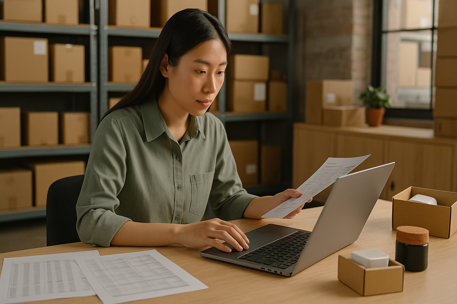 master data produk impor yang rapi