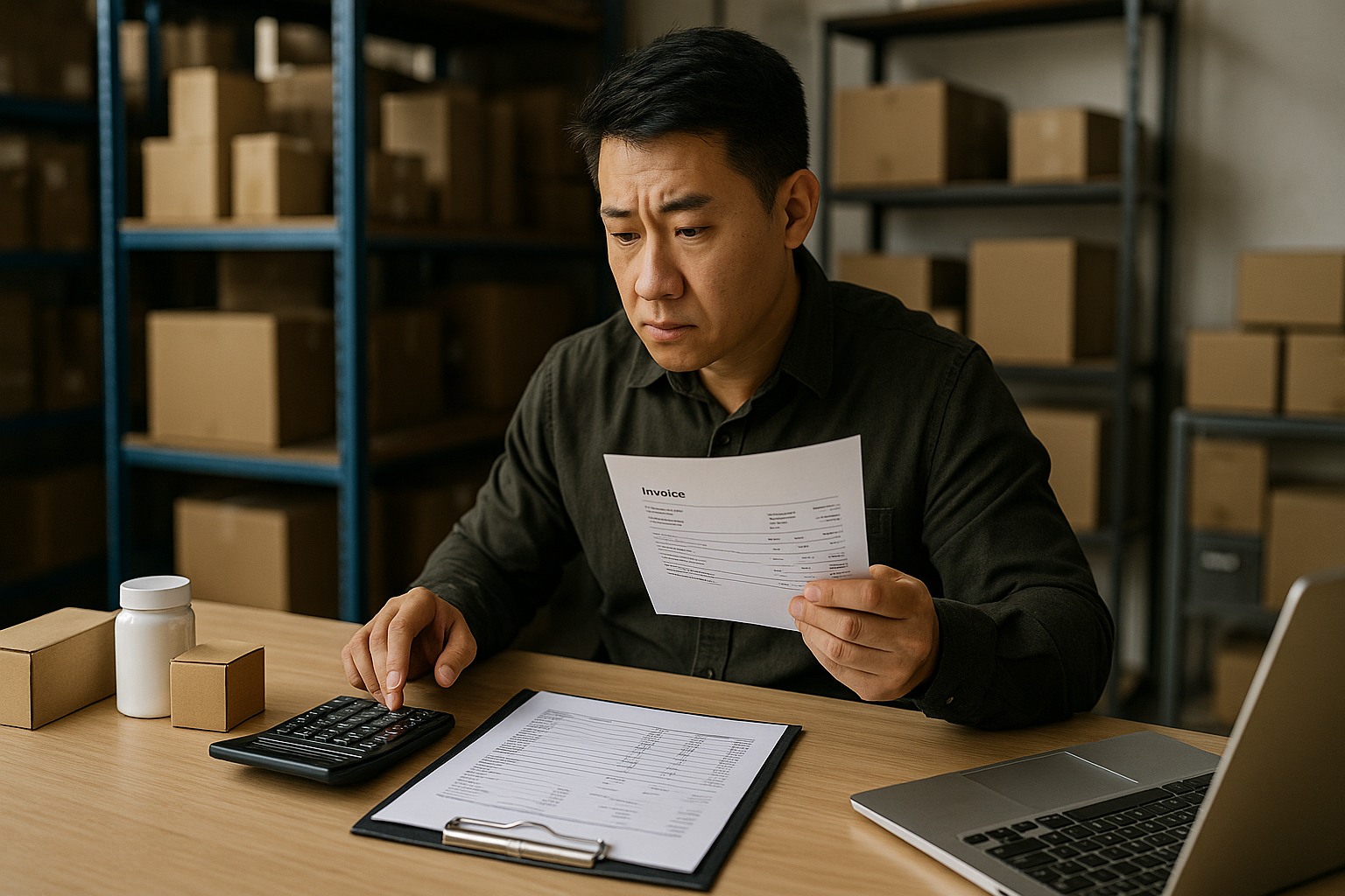 cara membaca invoice supplier