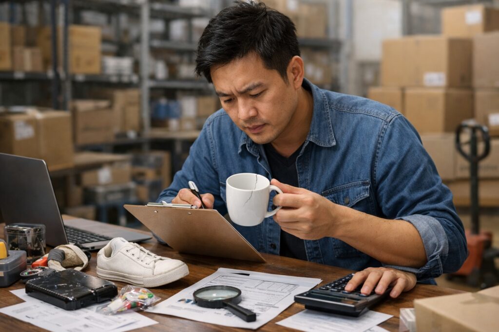 Panduan cara mengukur tingkat reject produk dengan akurat agar kualitas terkontrol, klaim supplier jelas, dan risiko kerugian impor UMKM berkurang.