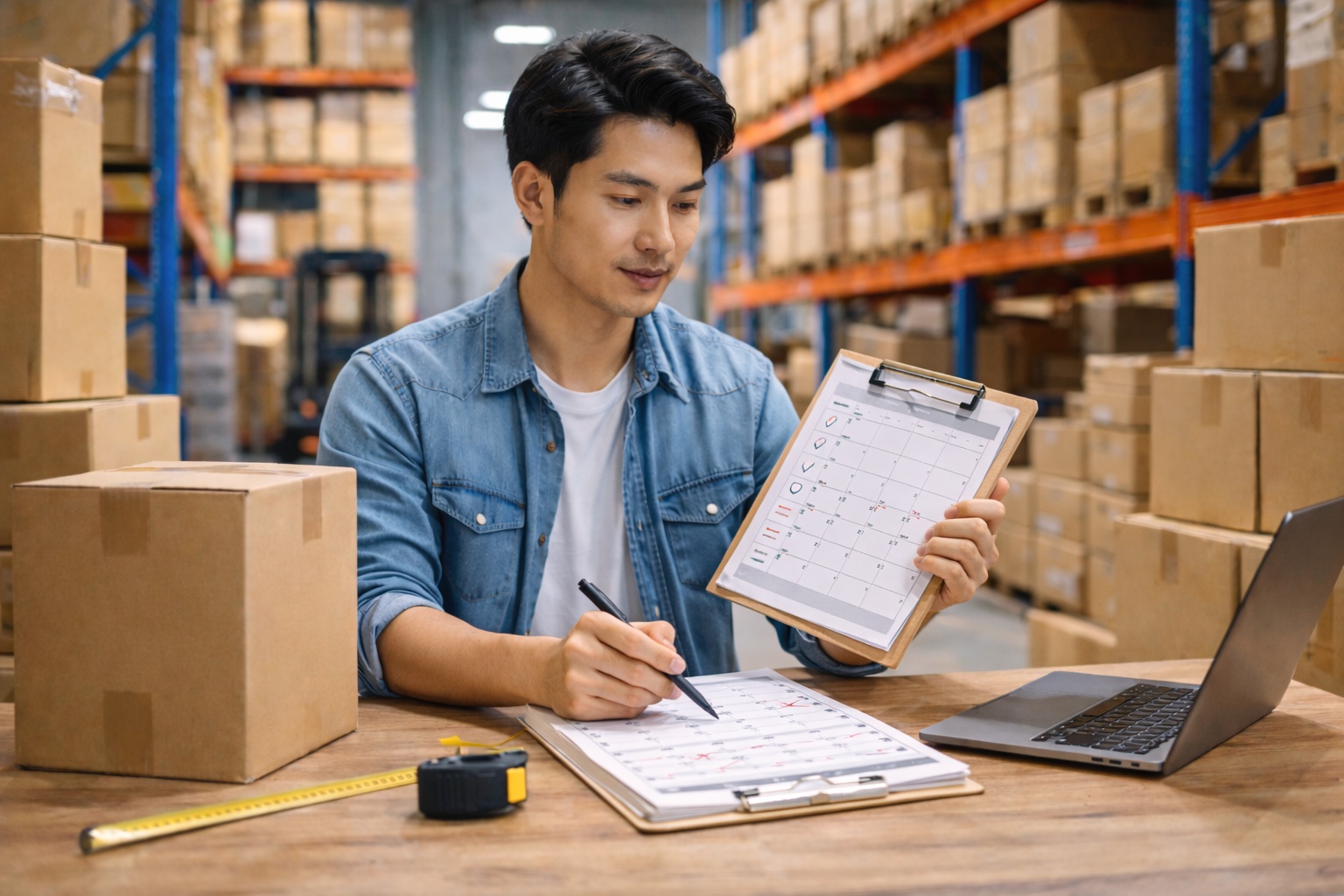 cara menyusun timeline produksi dari sampai landing