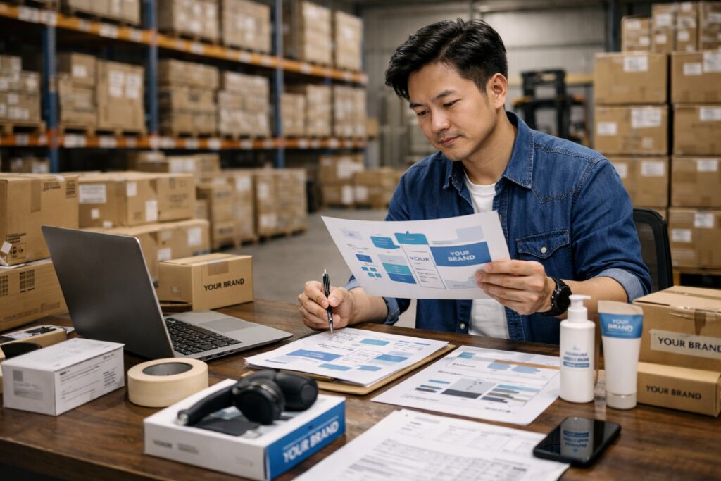 Panduan lengkap memulai impor private label untuk pemula agar UMKM bisa bangun brand sendiri dengan risiko terkontrol dan strategi yang tepat.