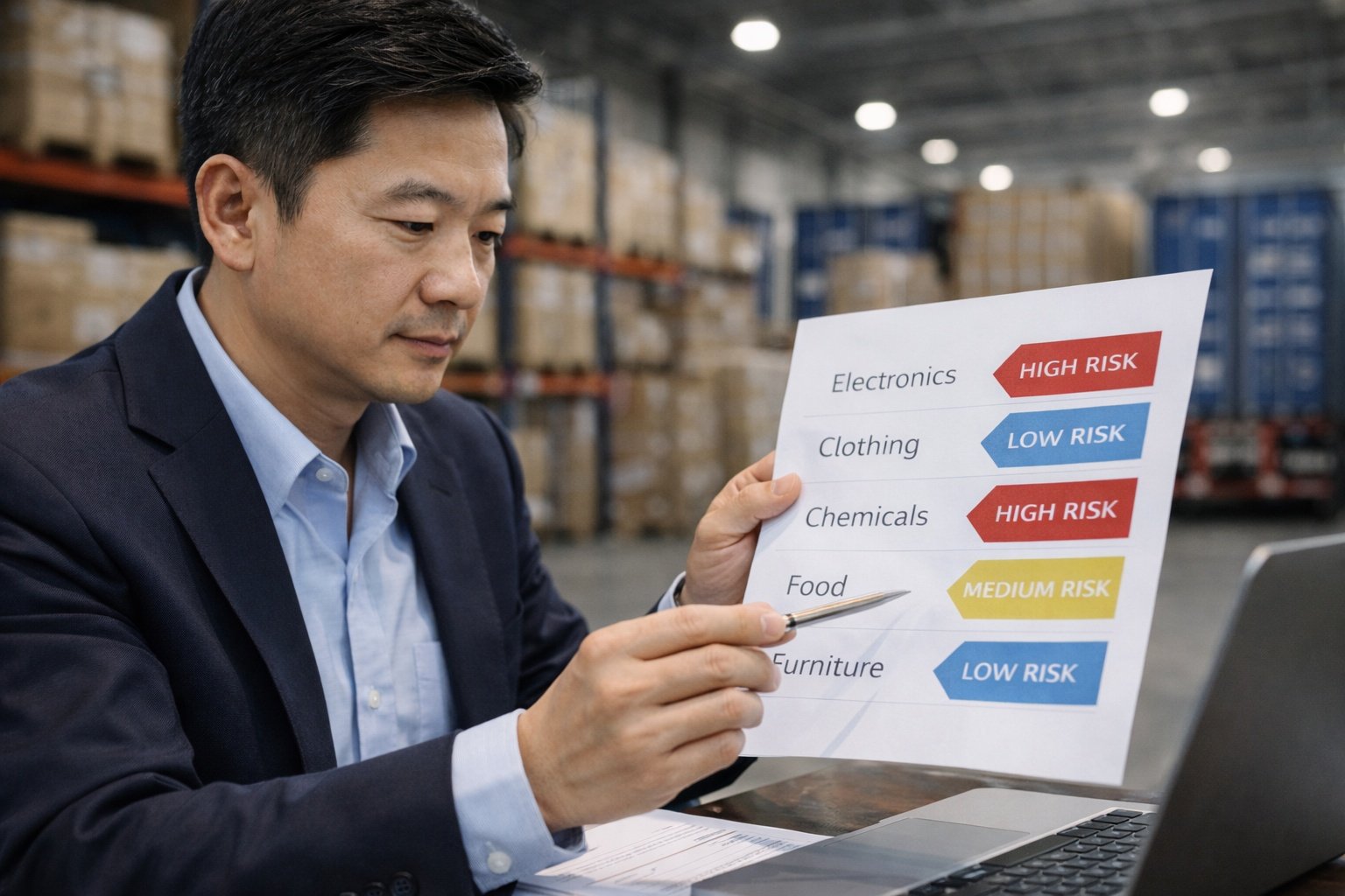 memisahkan produk high risk dan low risk dalam impor UMKM