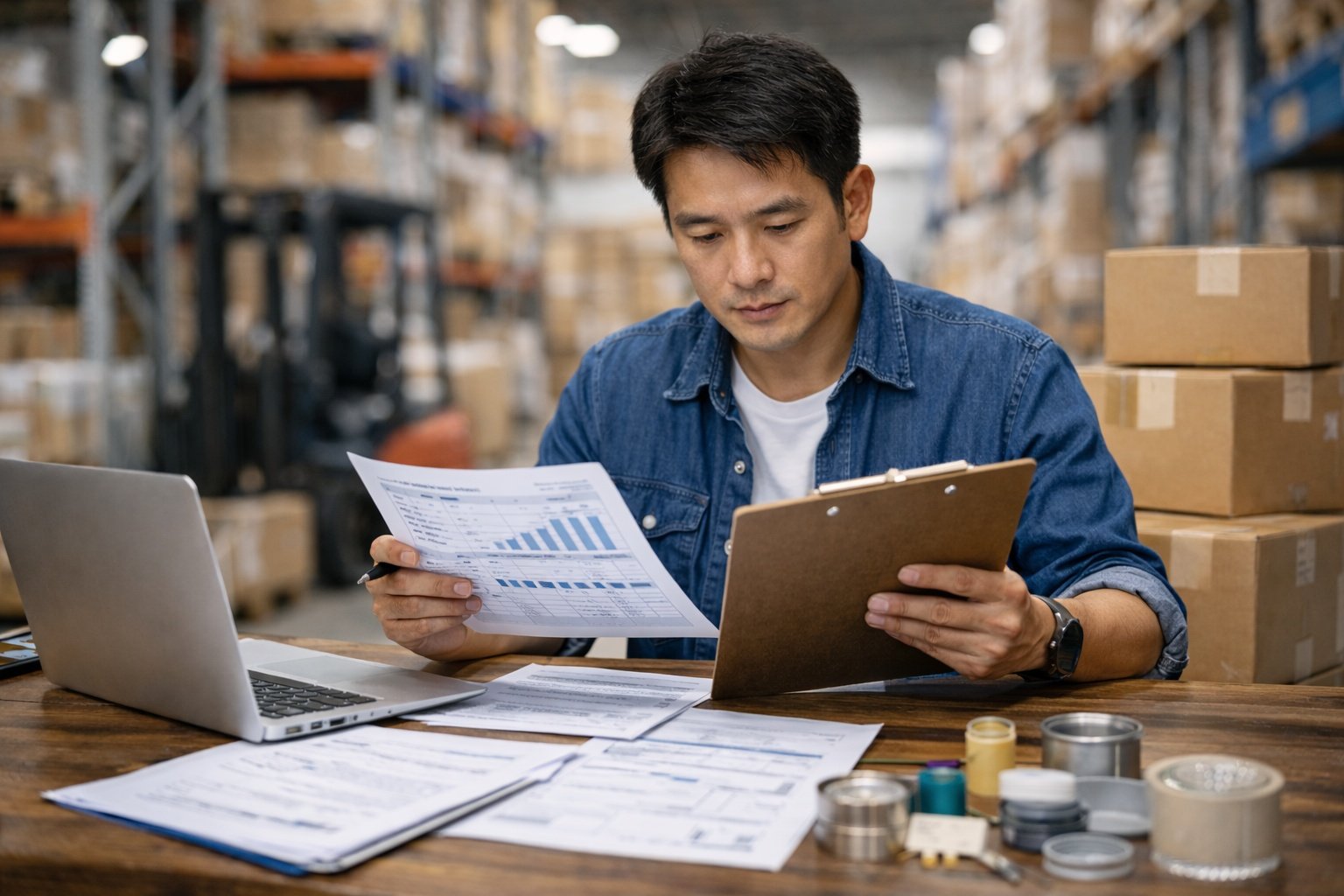 menilai kinerja supplier setelah 3 kali produksi