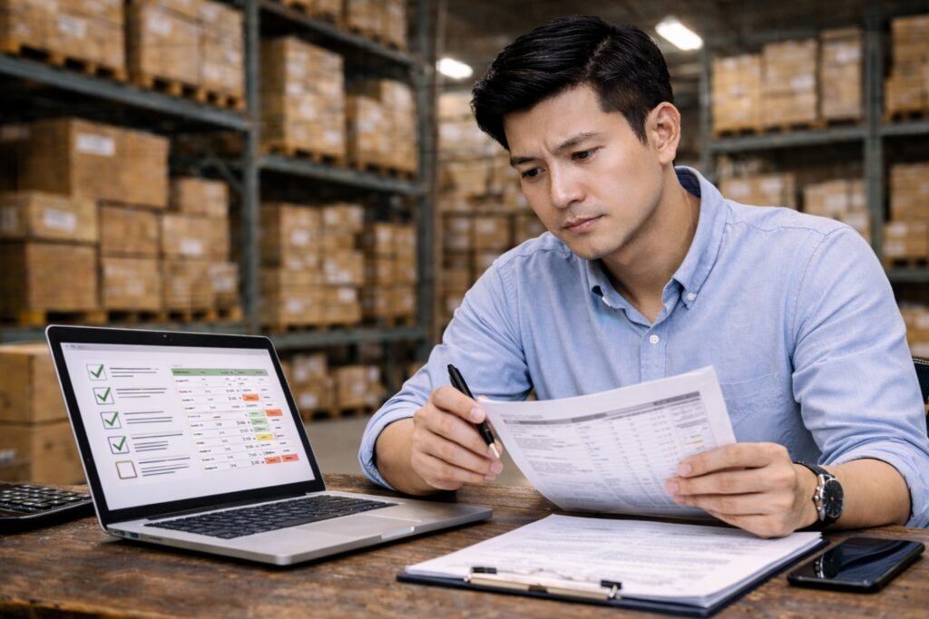 Checklist kesiapan bisnis impor sebelum naik volume membantu UMKM memastikan sistem, cashflow, dan supplier siap sebelum risiko membesar.