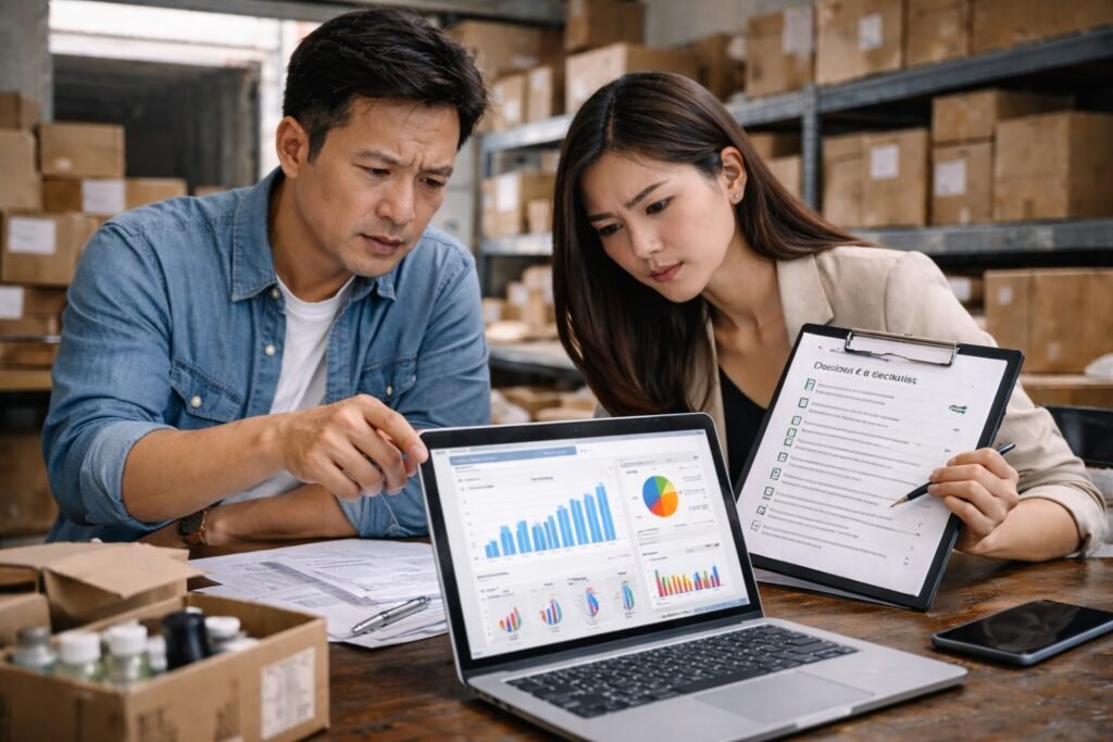 Framework keputusan stop atau lanjut produk impor membantu importer UMKM mengambil keputusan objektif tanpa terjebak ego dan sunk cost.