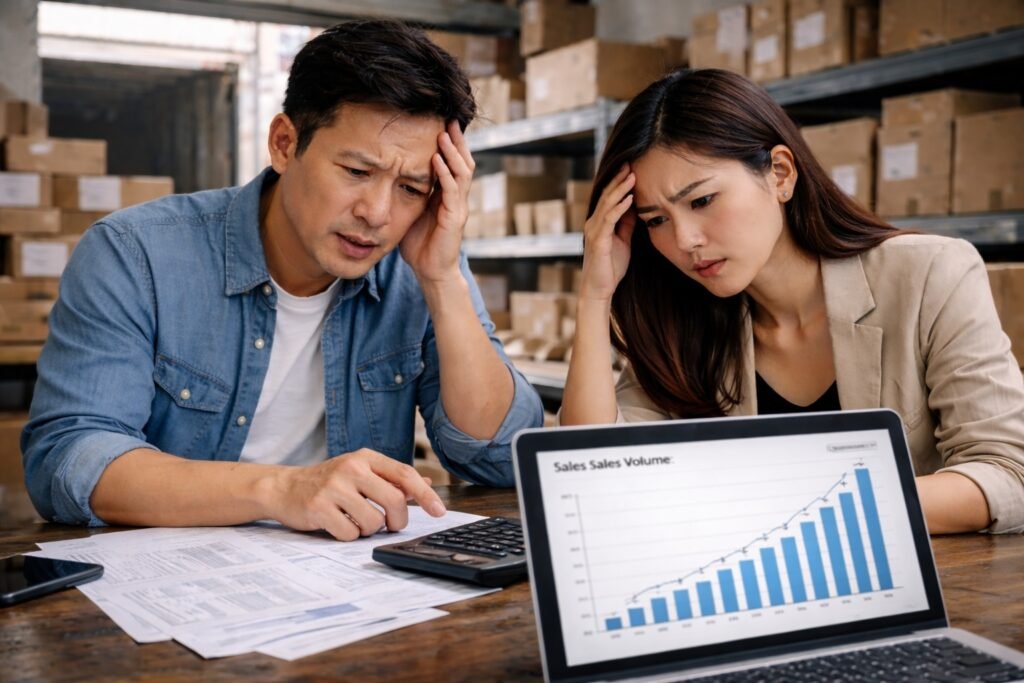 Kapan volume besar justru memperbesar risiko bisnis sering tidak disadari importer UMKM karena omzet tinggi menutupi masalah margin dan cashflow.