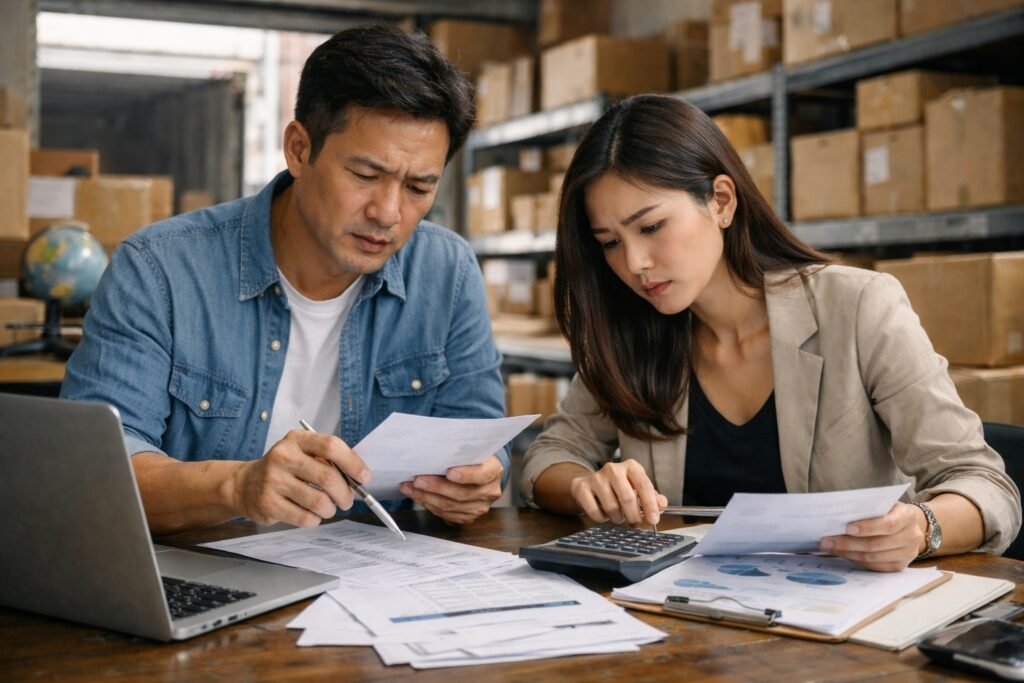 Impor terlihat untung tapi berbahaya sering menipu importer UMKM karena margin di atas kertas tidak mencerminkan risiko cashflow dan operasional.