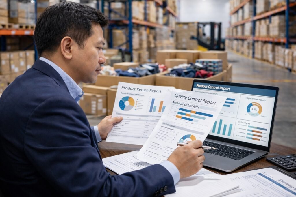 Audit kualitas produk berdasarkan data retur konsumen membantu UMKM impor menemukan akar masalah kualitas dan mencegah kerugian berulang.