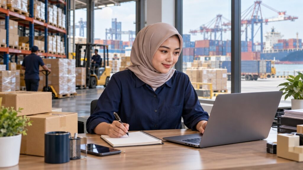 Kelola impor barang pre-order dari China dengan jadwal, data supplier, penerimaan gudang, dan pembaruan pelanggan yang tertata.